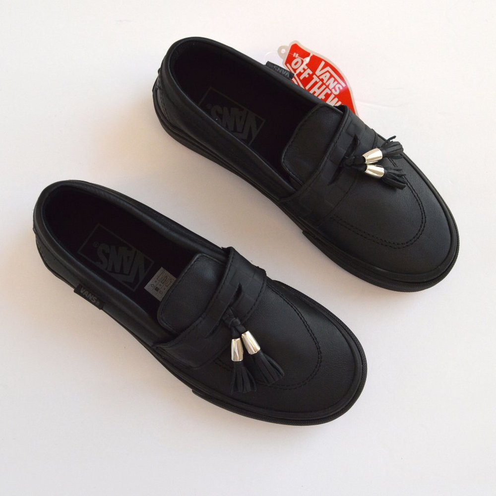 Vans Black Tassel Loafers